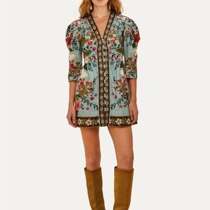 FARM Rio Multicolor Floral Mini Dress